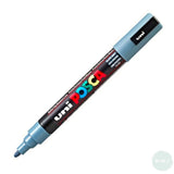 Paint Marker - POSCA – PC-5M -  SINGLE - Medium Bullet Tip -	SLATE GREY