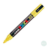PAINT MARKER - POSCA – PC-5M -  SINGLE - Medium Bullet Tip -	YELLOW
