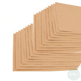 Toned Tan Crush Paper 140gsm - 45 x 64cm - 20 sheet pack