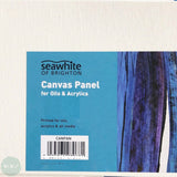 Canvas Board - WHITE PRIMED 100% COTTON - SEAWHITE - A4 - 10 PACK