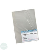 Acetate- Printable (colour copier & laser print compatible) Clear 100 micron Pack of 10- A4