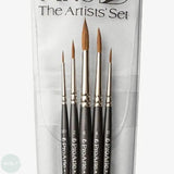 BRUSH SET -  INTRO TO ART - SABLE – Designed for Watercolour - 5 Brush Wallet set 40WA (Copy)