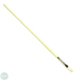 Pro Arte Series B Finest Quality Hogs Hair Brush - Long Flat - 5