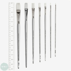 Pro Arte Series 201 Sterling  Brush - Long Flat - 10