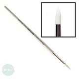 Oil & Acrylic Paint Brush - Pro Arte - Series D - BRISTLENE Synthetic Bristle – ROUND – 14