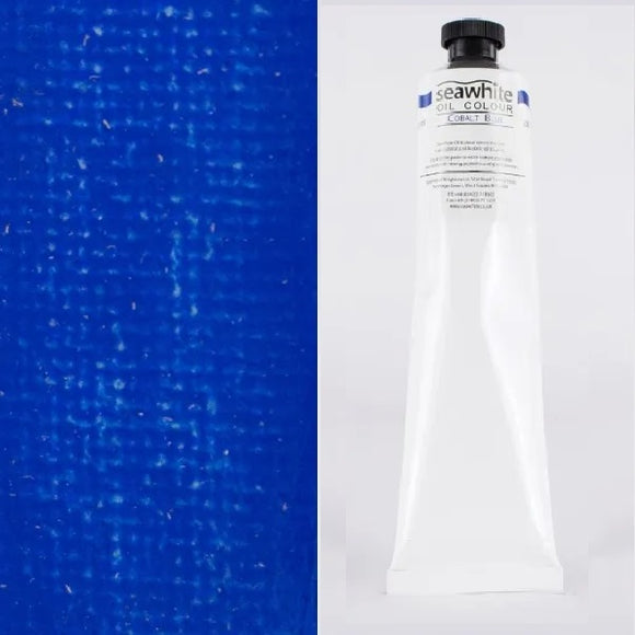 OIL PAINT - Studio Quality - SEAWHITE - 200ml TUBE -  Cobalt Blue