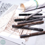 Uniball - Uni PIN - Fine line Pigment Pen - SEPIA – mm 0.1