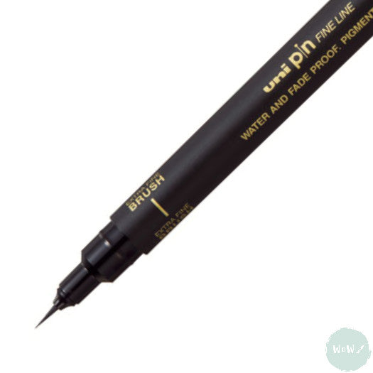 Uniball - Uni PIN - Fine line Pigment Pen - BLACK – EXTRA FINE BRUSH