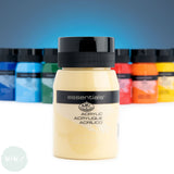 ACRYLIC PAINT - Essentials - 500ml POT   – NAPLES YELLOW