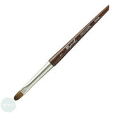 TRAVEL BRUSHES - SET - Raphael PRINCELIER DE VOYAGE - Precision & SoftAqua Mini Travel Brush Set - Bamboo roll, Round 0 & 2, Flat 0 & 2, Filbert 1, Mop 4