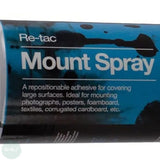 Adhesive Spray - RE-TAC Mount Spray - Repositionable - 400ml