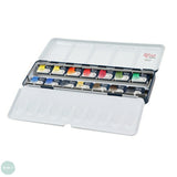 Watercolour Paint Sets - ROSA CLASSIC - Whole Pan Metal Tin - 14 Assorted