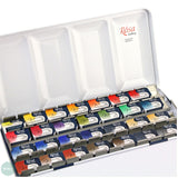 Watercolour Paint Sets - ROSA CLASSIC - Whole Pan Metal Tin - 28 Assorted