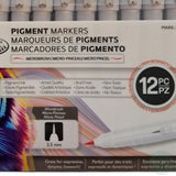 Fineliner Pigment Pen Set - ROYAL Graphic Microbrush - 12 Assorted pack