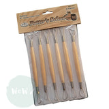 Modelling Tool set - Potter's Select - SMALL RIBBON CUTTER TOOLS - 6 x 8" Double-ended Assorted Tools