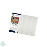 Artists Stretched Canvas - STANDARD Depth - WHITE PRIMED Cotton - SINGLE  - ESSENTIALS -  10 x 14" (254 x 356mm)