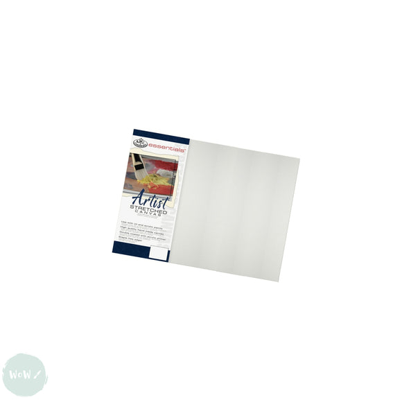 Artists Stretched Canvas - STANDARD Depth - WHITE PRIMED Cotton - SINGLE  - ESSENTIALS -  -8 x 10