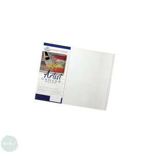 Canvas Board - WHITE PRIMED - ESSENTIALS -  10 x 12" (254 x 305mm)