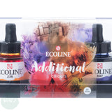 WATERCOLOUR - Inks - Royal Talens - ECOLINE -  Set of 5 x 30ml - ADDITIONAL