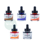 WATERCOLOUR - Inks - Royal Talens - ECOLINE -  Set of 5 x 30ml - ADDITIONAL