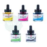 WATERCOLOUR - Inks - Royal Talens - ECOLINE -  Set of 5 x 30ml - PRIMARY