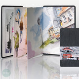 CONCERTINA PAPER - Hardback Sketchbook -  HAHNEMUHLE ZIG-ZAG - 300gsm – 140 x 140 mm