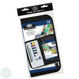 Acrylic Paint Set- ESSENTIALS - Keep & Carry Travel set - 13 Piece -  6 x 12ml Assorted tubes