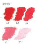 ARTISTS Soft Pastels - Sennelier - PASTEL L'ECU - SINGLE -	672	-	Ruby Red 672