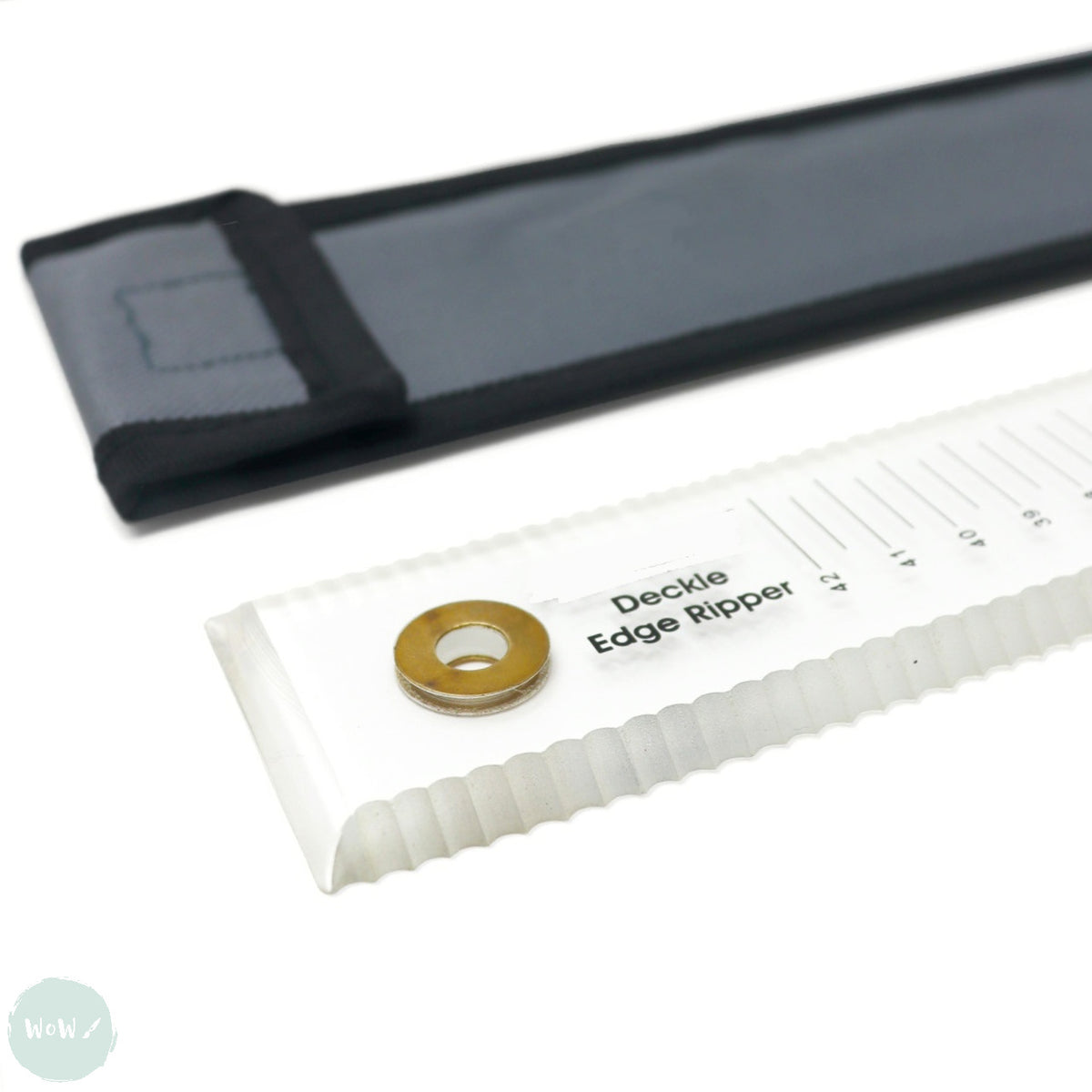 Fletcher Edge Ruler Rules/Rulers – MEASURING & CUTTING - Clear Acrylic DECKLE EDGE RIPPER ...