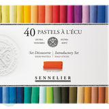 Soft Pastels Sets - SENNELIER L'ECU Extra Soft-  40 Assorted HALF LENGTH