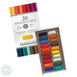 Soft Pastels Sets - SENNELIER L'ECU Extra Soft-  20 assorted HALF LENGTH