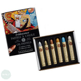 Oil Pastel Set - Sennelier - L'HUILE Artists - 6 assorted - IRIDESCENT COLOURS
