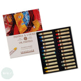 Oil Pastel Set - Sennelier L'Huile Artists - 24 - ASSORTED Set