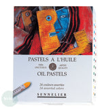 Oil Pastel Set - Sennelier L'Huile Artists - 24 - ASSORTED Set