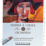 Oil Pastel Set - Sennelier L'Huile Artists  - 24 - PORTRAIT Set