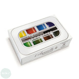 Watercolour Paint Sets - SENNELIER -  Aqua Mini - 8 Half Pans & Travel Brush