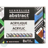 Acrylic Paint Set- Sennelier - ABSTRACT - Introduction Set - 8 Assorted 40ml Pouches