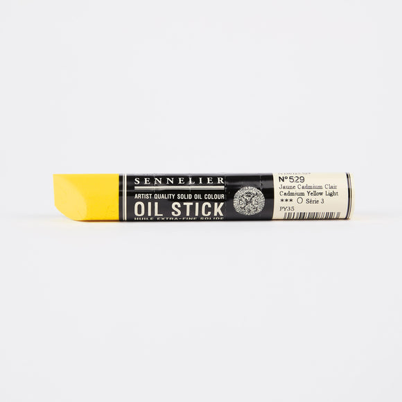 OIL PAINT - OIL STICK - Sennelier -  38ml 	-	529	-	Cadmium  Yellow Light