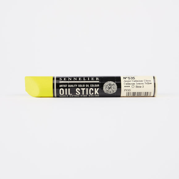 OIL PAINT - OIL STICK - Sennelier -  38ml 	-	535	-	Cadmium  Yellow Lemon