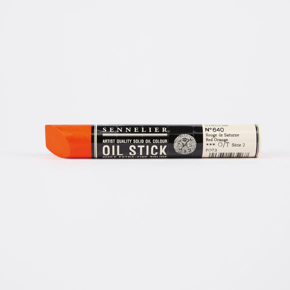 OIL PAINT - OIL STICK - Sennelier - 38ml 	-	640	-	Red Orange