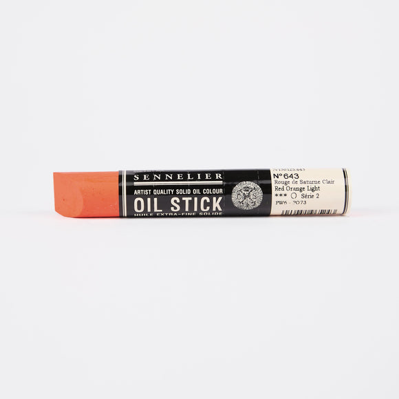 OIL PAINT - OIL STICK - Sennelier - 38ml 	-	643	-	Red Orange Light