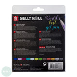 Gel Pen - SAKURA Gelly Roll - pack of 12 assorted - MOONLIGHT COSMOS PACK- 06 - 0.35mm