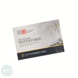 Watercolour Paper - BLOCK - Saunders WATERFORD - 140lb / 300gsm - HOT PRESSED (Smooth) Surface -  10 x 7"