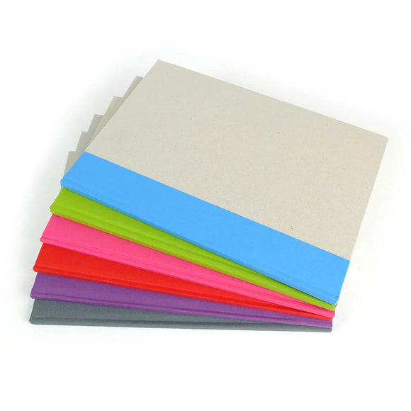HARDBACK SKETCHBOOK - Square Bound - White Paper - 140gsm - SLIM - PORTRAIT - Coloured spine - 6 x A4