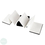 WATERCOLOUR PAPER - Hardback Sketchbook - CONCERTINA - 250gsm - NOT surface - A7