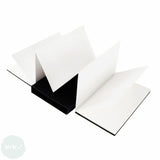 WATERCOLOUR PAPER - Hardback Sketchbook - CONCERTINA - 250gsm - NOT surface - POCKET SIZE