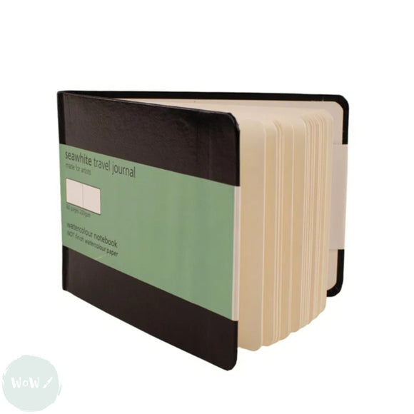 Hardback Watercolour Paper Book - TRAVEL JOURNAL - 200gsm NOT Surface - A5 Landscape