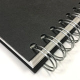 HARDBACK SKETCHBOOK - Spiral Bound -  160gsm All-Media Cartridge Paper, A4 Landscape