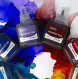 ALCOHOL INK - Set of 10 assorted  - 20ml Bottles