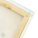 Artists Stretched Canvas - STANDARD Depth - WHITE PRIMED Cotton - SINGLE  - 350 gsm - 30 x 30 cm (approx. 12 x 12")